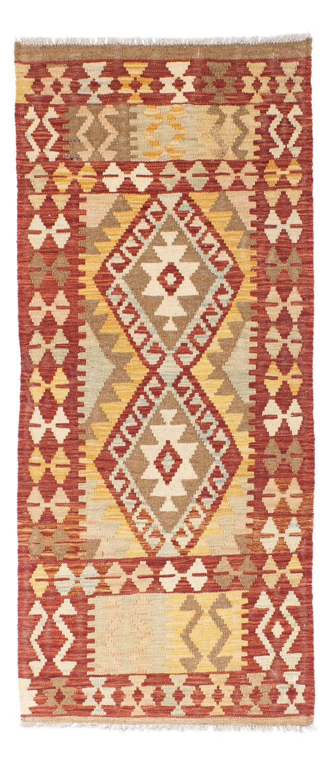 Løber Kelim-tæppe - orientalsk - 187 x 71 cm - rust