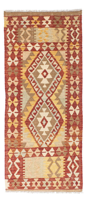 Løber Kelim-tæppe - orientalsk - 187 x 71 cm - rust