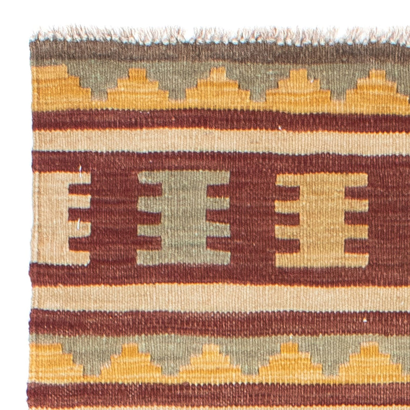 Løber Kelim-tæppe - orientalsk - 207 x 74 cm - beige