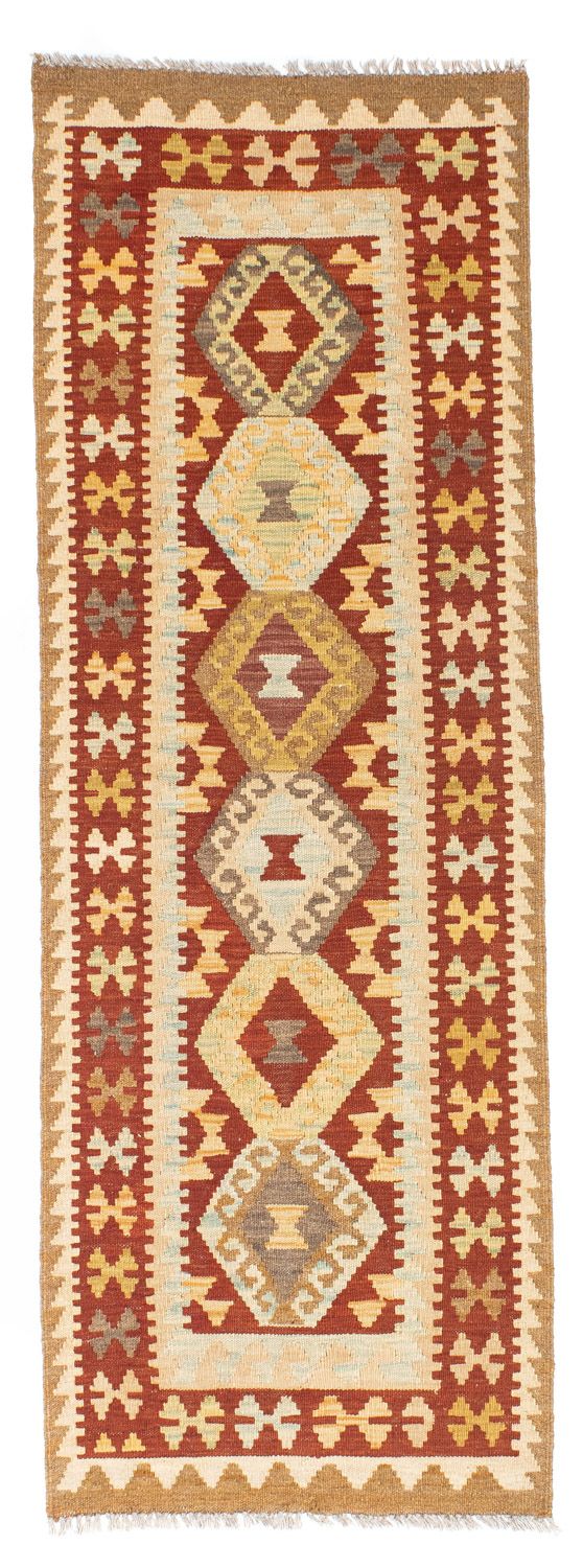 Løber Kelim-tæppe - orientalsk - 206 x 71 cm - beige