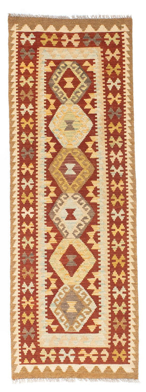Løber Kelim-tæppe - orientalsk - 206 x 71 cm - beige