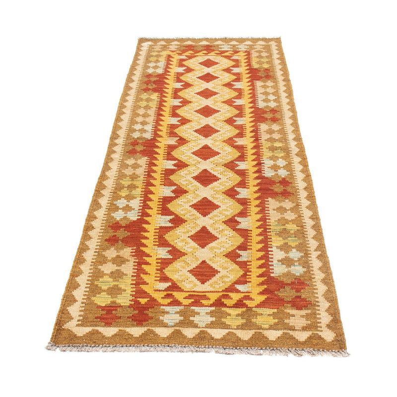 Løber Kelim-tæppe - orientalsk - 202 x 70 cm - beige