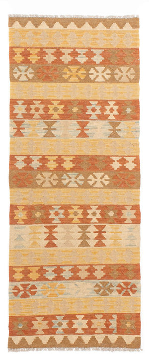 Løber Kelim Carpet - Splash - 194 x 65 cm - flerfarvet