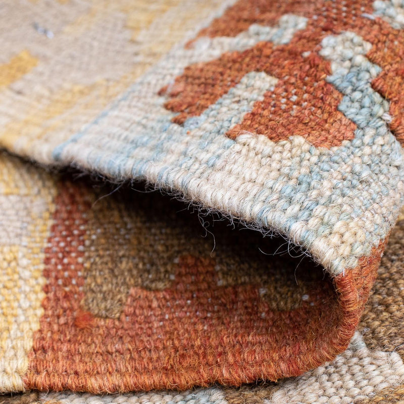 Løber Kelim Carpet - Splash - 194 x 65 cm - flerfarvet