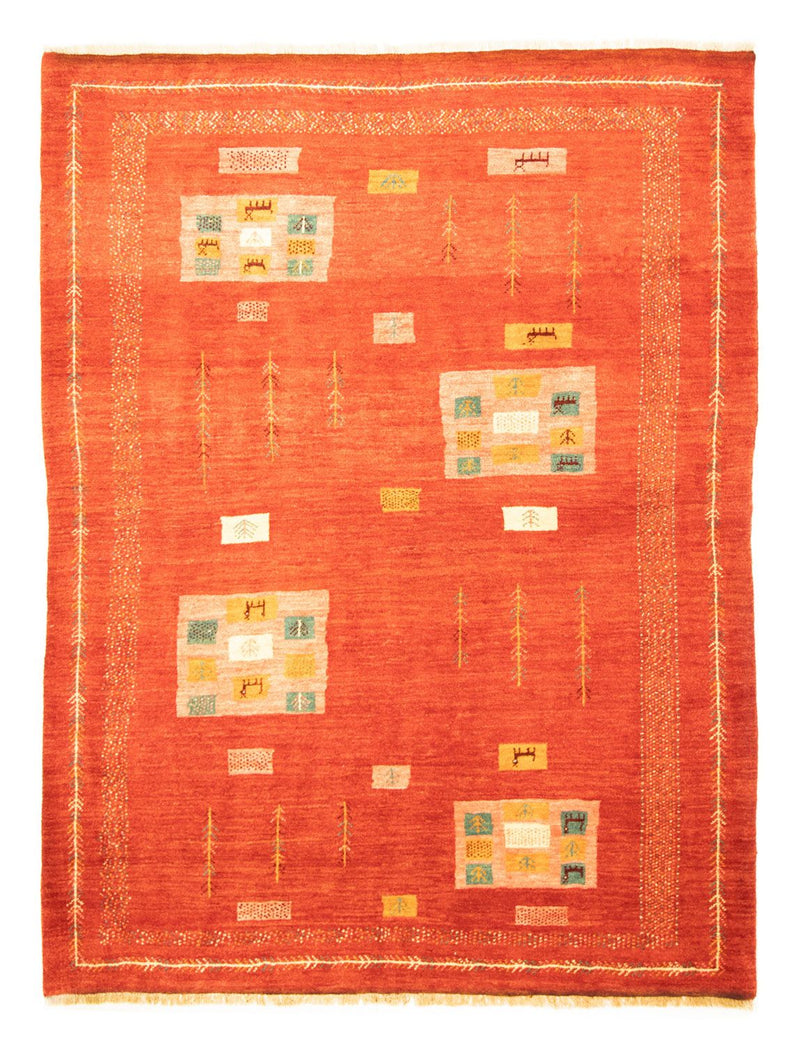 Gabbeh-tæppe - Persisk - 230 x 180 cm - rød
