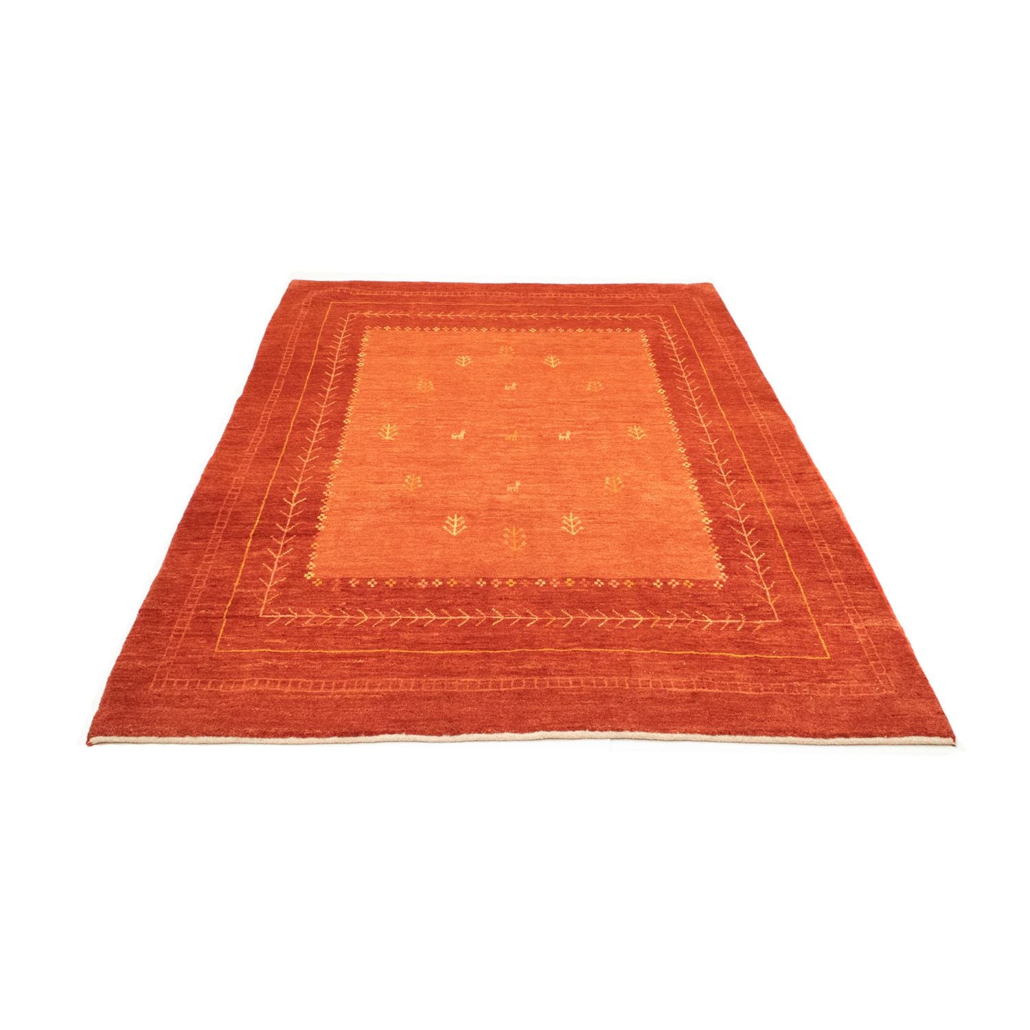Gabbeh-tæppe - Persisk - 238 x 175 cm - rød