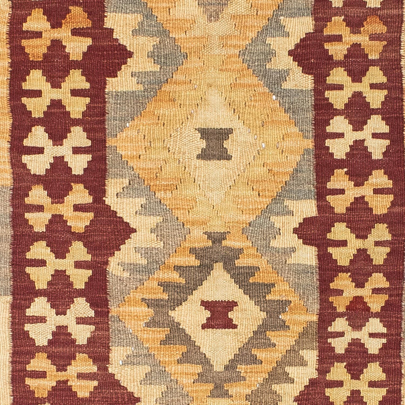 Løber Kelim-tæppe - orientalsk - 195 x 79 cm - brun