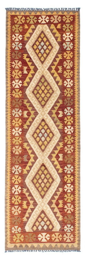 Løber Kelim-tæppe - orientalsk - 210 x 68 cm - beige