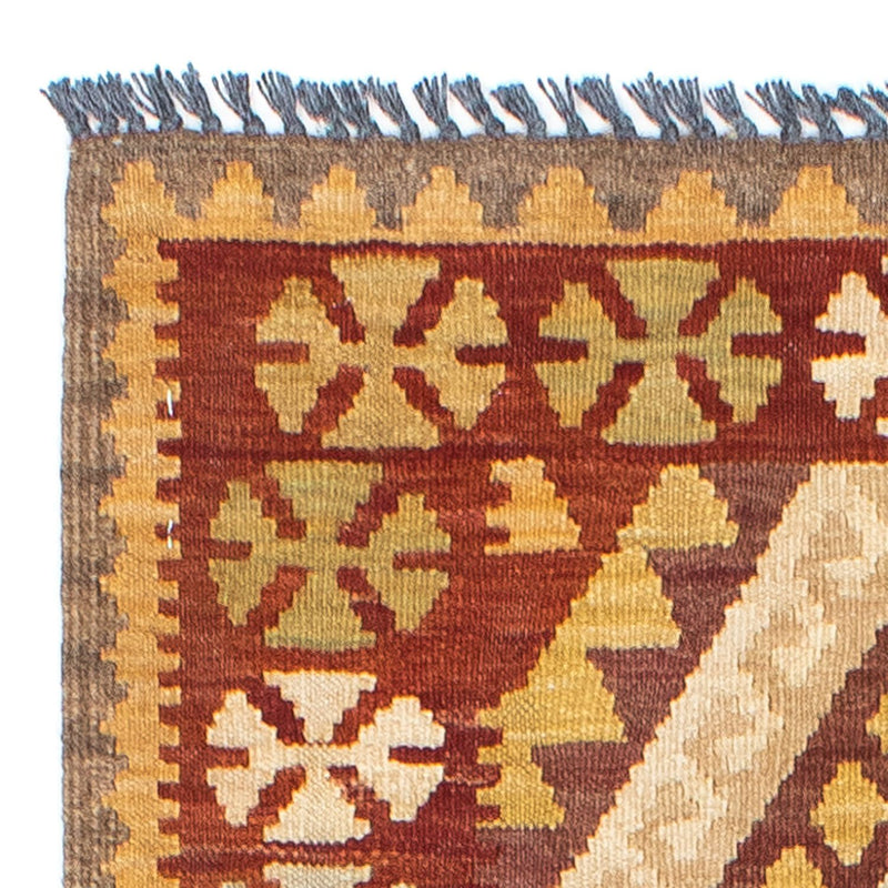 Løber Kelim-tæppe - orientalsk - 210 x 68 cm - beige