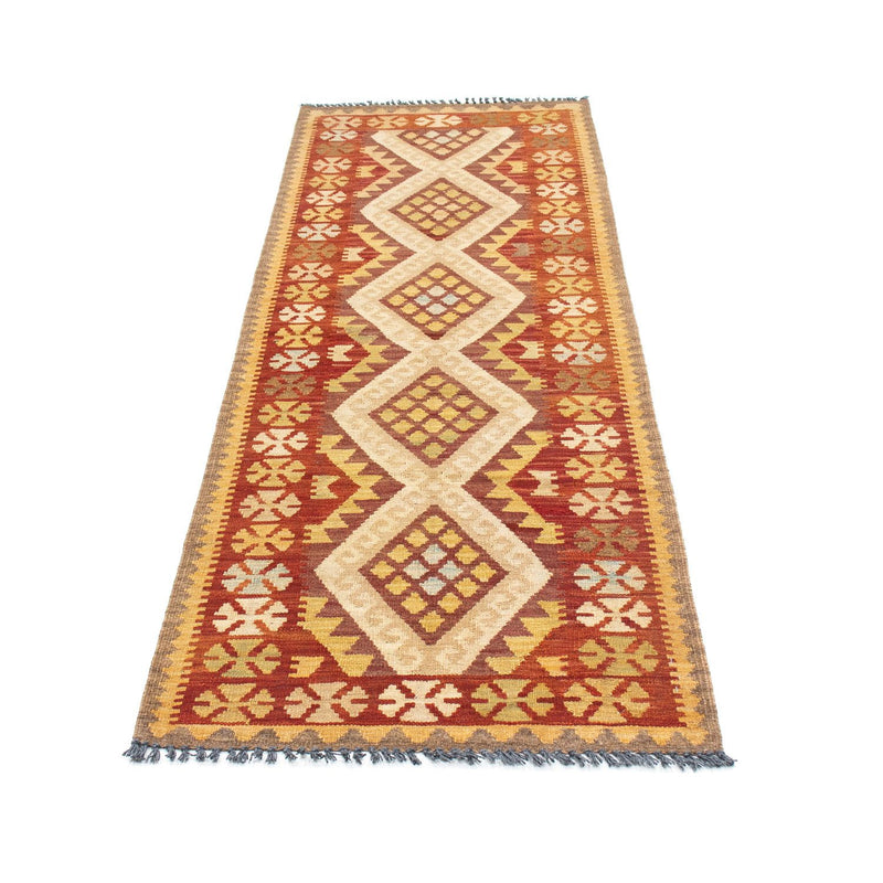 Løber Kelim-tæppe - orientalsk - 210 x 68 cm - beige