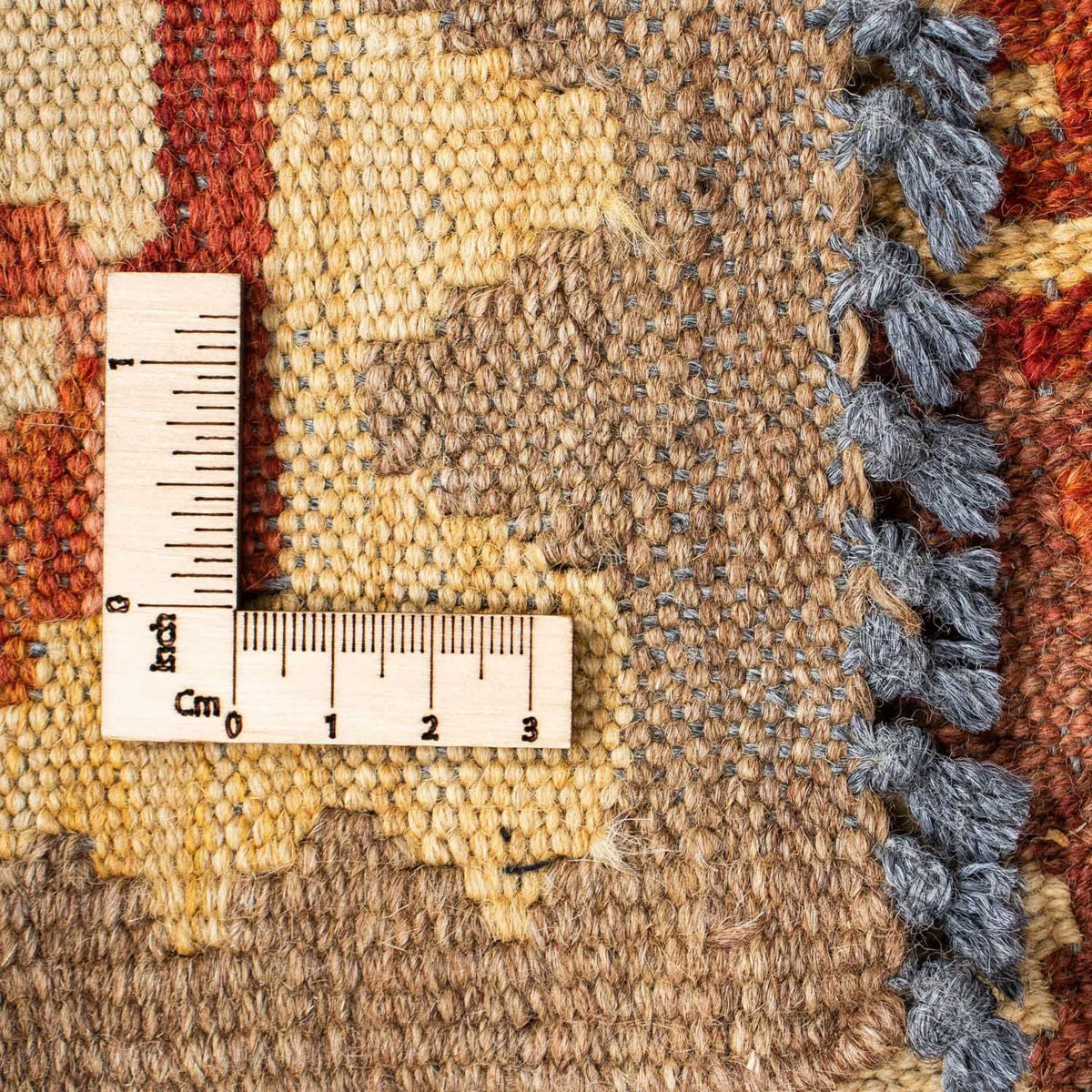 Løber Kelim-tæppe - orientalsk - 210 x 68 cm - beige