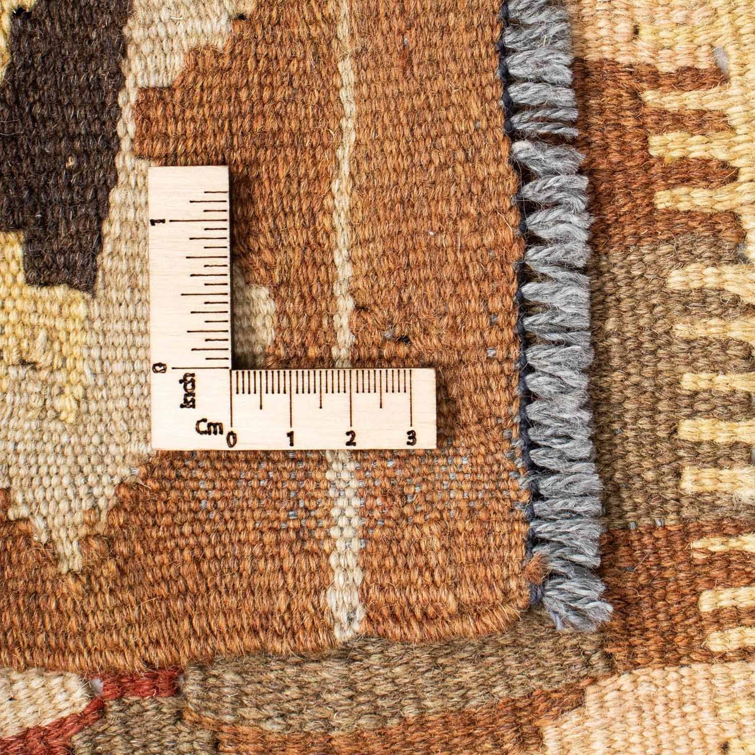 Løber Kelim-tæppe - orientalsk - 207 x 85 cm - lys brun