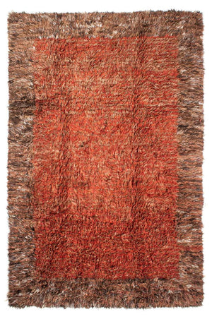Tæppe med høj pæl - 300 x 206 cm - flerfarvet
