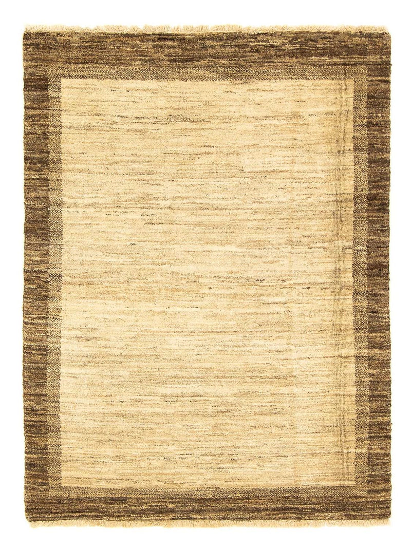 Gabbeh-tæppe - Indus - 153 x 123 cm - lys brun