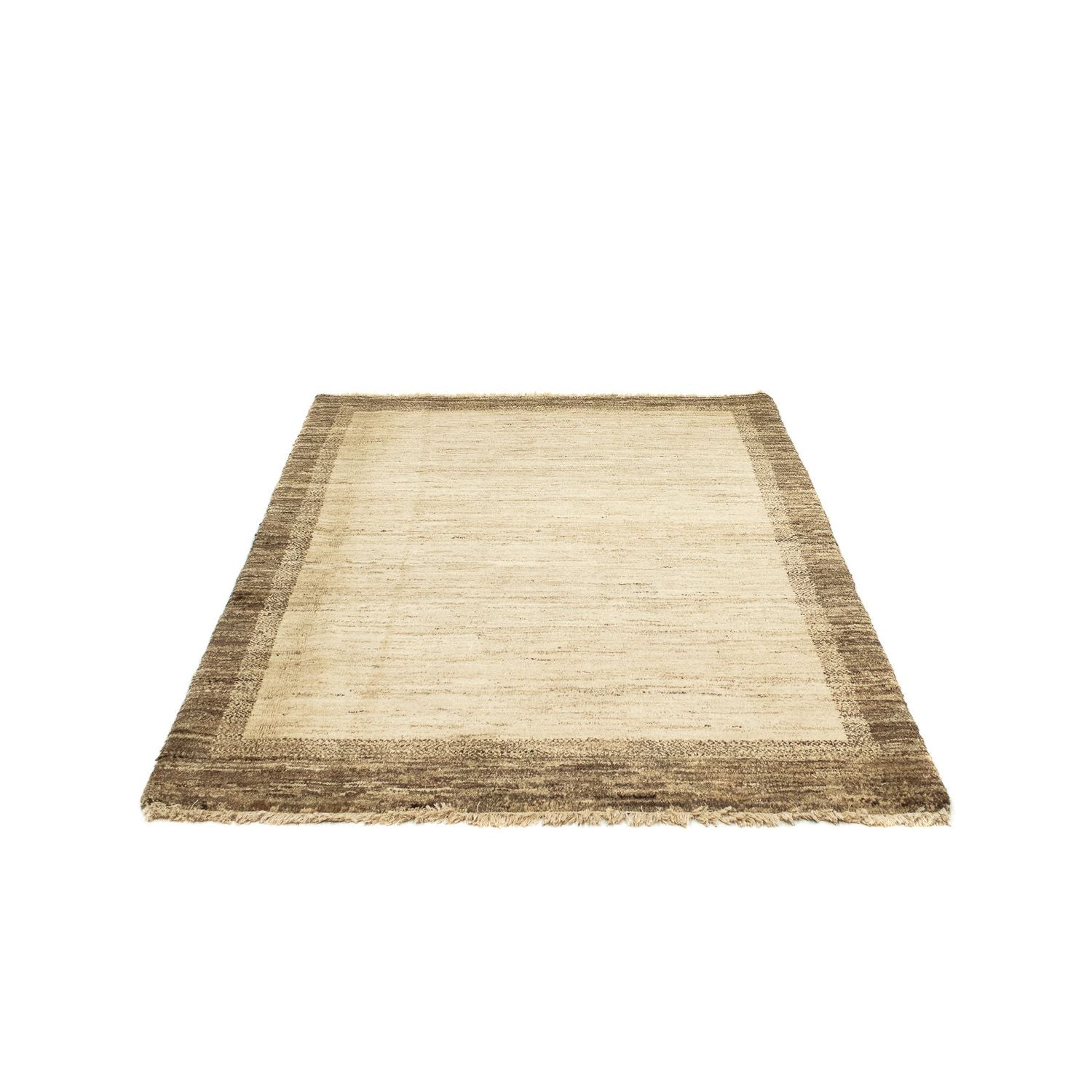 Gabbeh-tæppe - Indus - 153 x 123 cm - lys brun