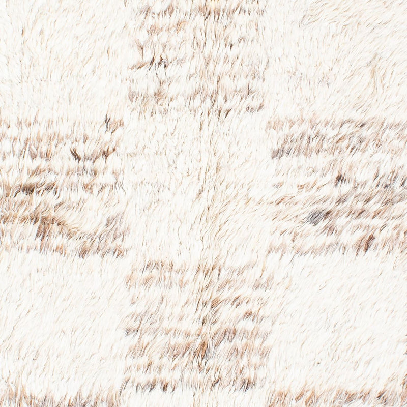 Tæppe med høj pæl - 243 x 172 cm - beige