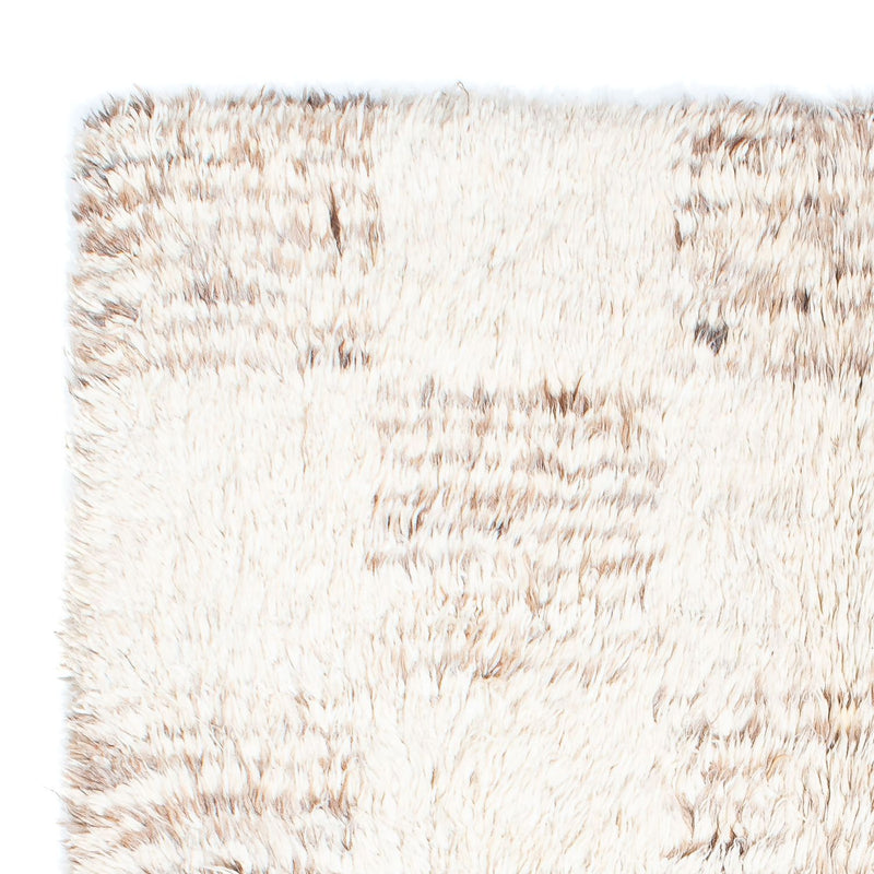 Tæppe med høj pæl - 243 x 172 cm - beige