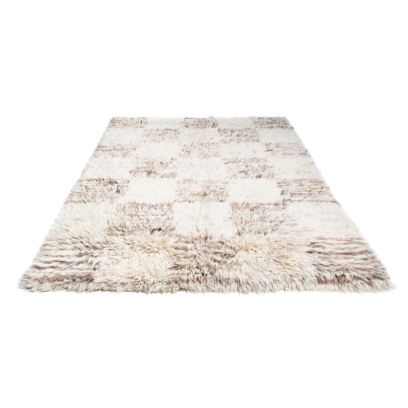 Tæppe med høj pæl - 243 x 172 cm - beige