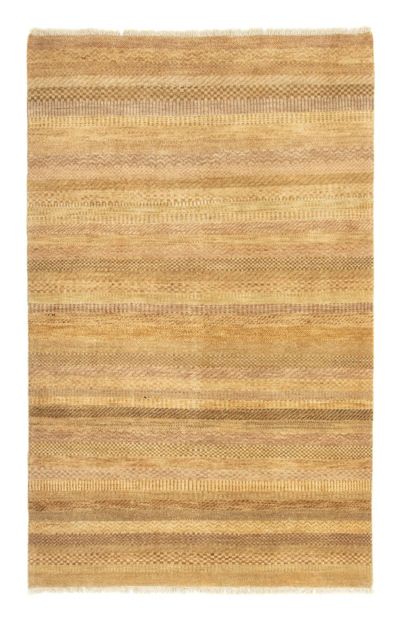 Gabbeh-tæppe - Indus - 192 x 124 cm - lys brun