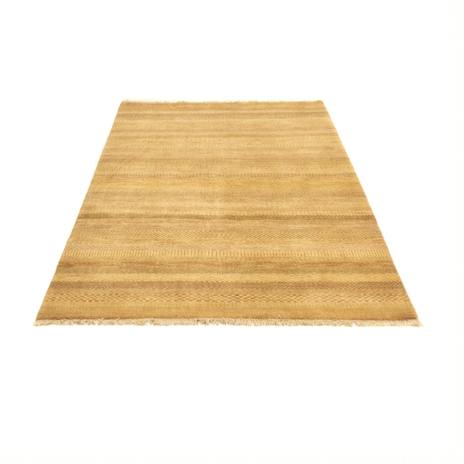 Gabbeh-tæppe - Indus - 192 x 124 cm - lys brun
