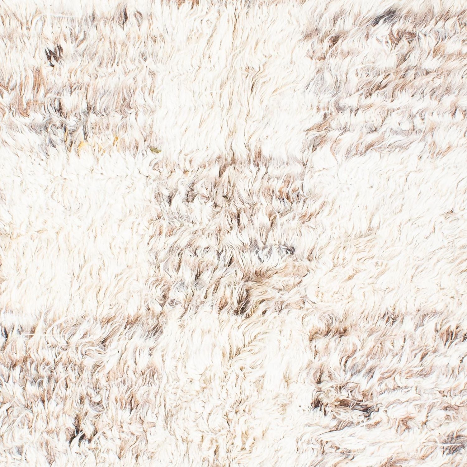 Tæppe med høj pæl - 252 x 172 cm - beige