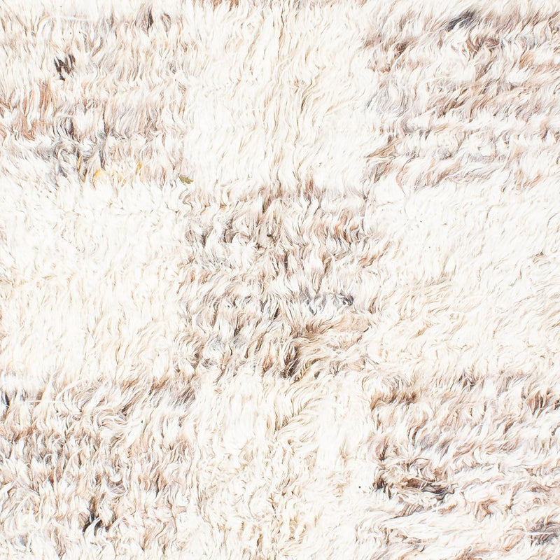 Tæppe med høj pæl - 252 x 172 cm - beige