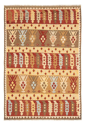 Kelim Carpet - Splash - 294 x 199 cm - flerfarvet