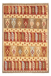 Kelim Carpet - Splash - 294 x 199 cm - flerfarvet