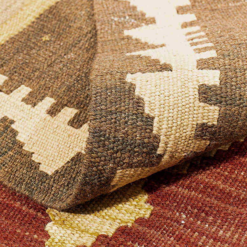 Kelim Carpet - Splash - 294 x 199 cm - flerfarvet