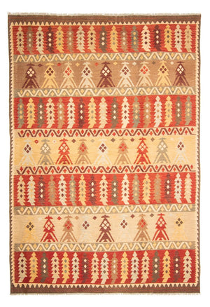 Kelim-tæppe - orientalsk - 353 x 256 cm - flerfarvet
