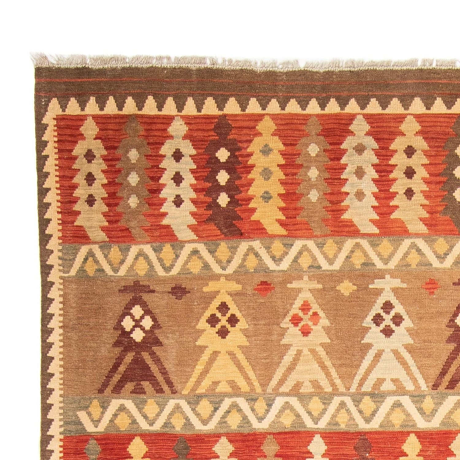 Kelim-tæppe - orientalsk - 353 x 256 cm - flerfarvet