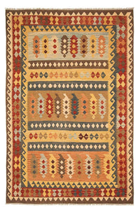 Kelim Carpet - Splash - 299 x 201 cm - flerfarvet