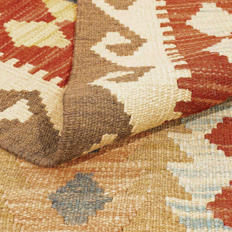 Kelim Carpet - Splash - 299 x 201 cm - flerfarvet