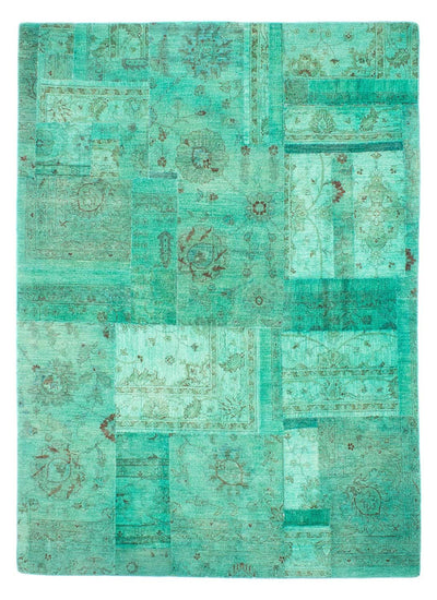 Patchwork-tæppe 212x290cm - Perserteppich Wollteppich