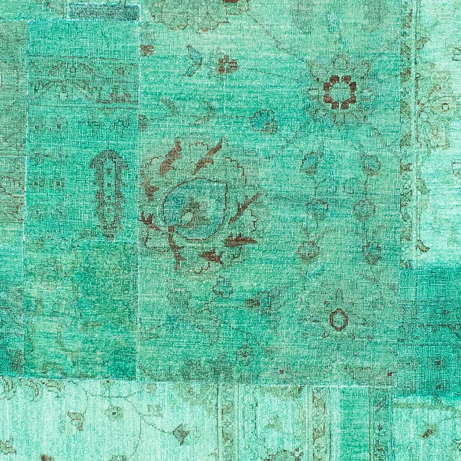 Patchwork-tæppe - 290 x 212 cm - flerfarvet