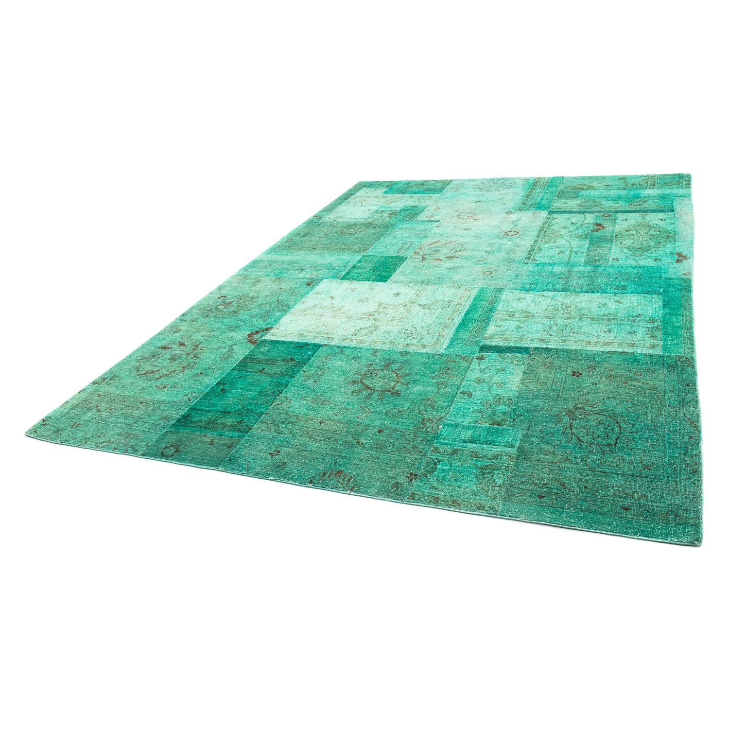 Patchwork-tæppe - 290 x 212 cm - flerfarvet