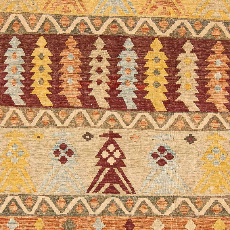 Kelim Carpet - Splash - 294 x 203 cm - flerfarvet