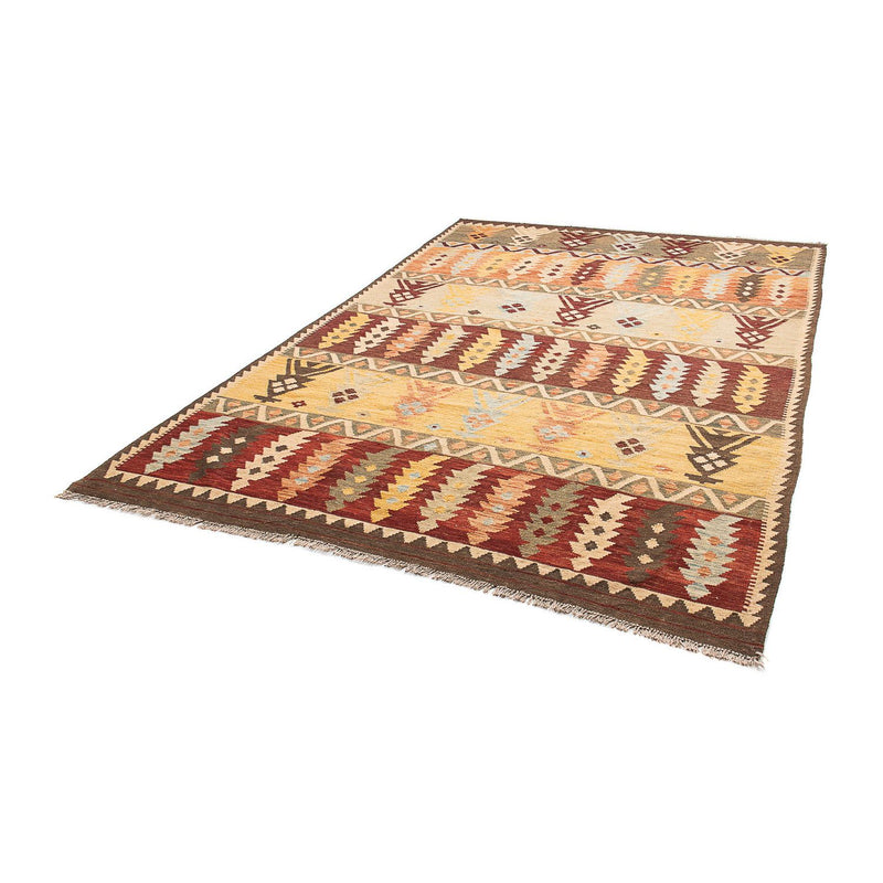 Kelim Carpet - Splash - 294 x 203 cm - flerfarvet