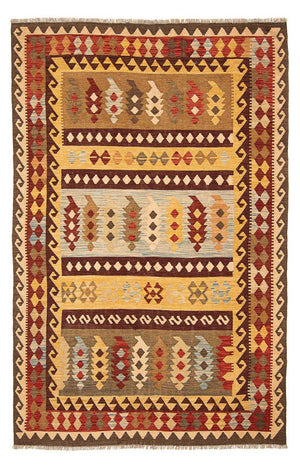 Kelim Carpet - Splash - 296 x 197 cm - flerfarvet