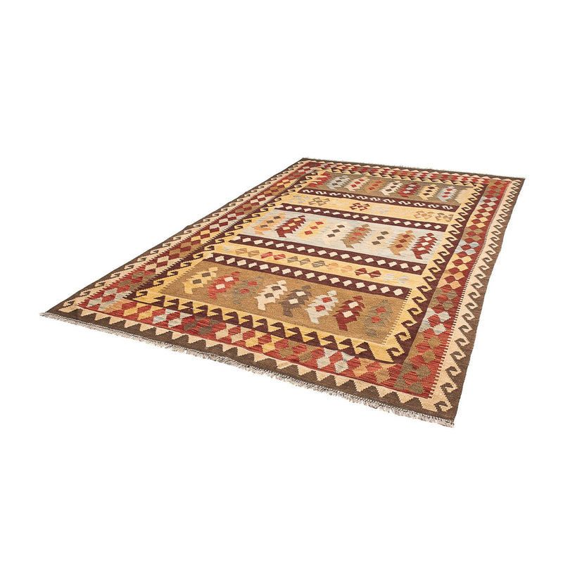 Kelim Carpet - Splash - 296 x 197 cm - flerfarvet