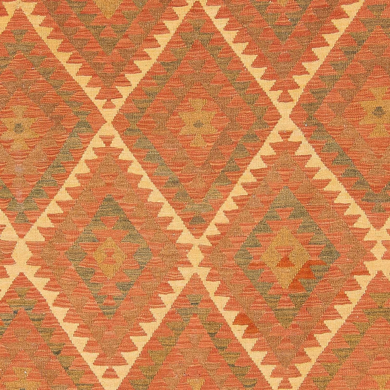 Kelim Carpet - Splash - 294 x 207 cm - brun