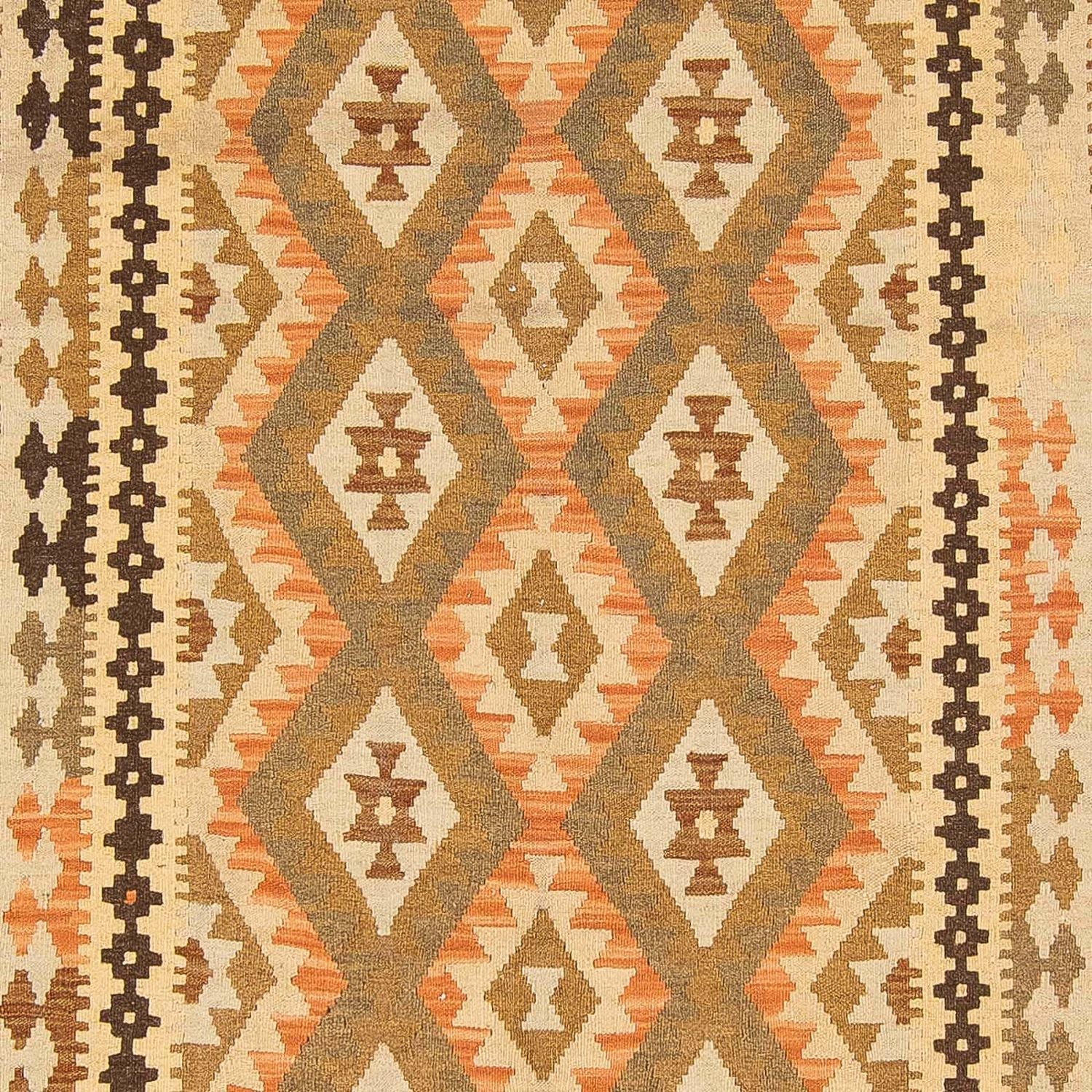 Kelim Carpet - Splash - 299 x 192 cm - flerfarvet
