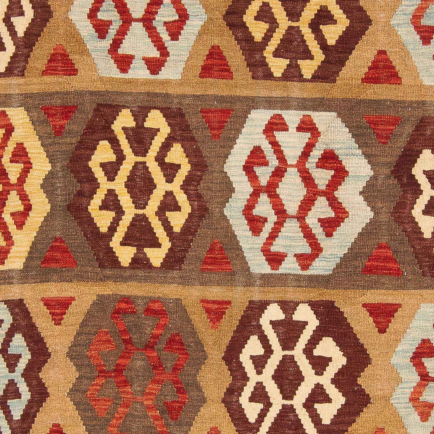 Kelim Carpet - Splash - 298 x 199 cm - flerfarvet