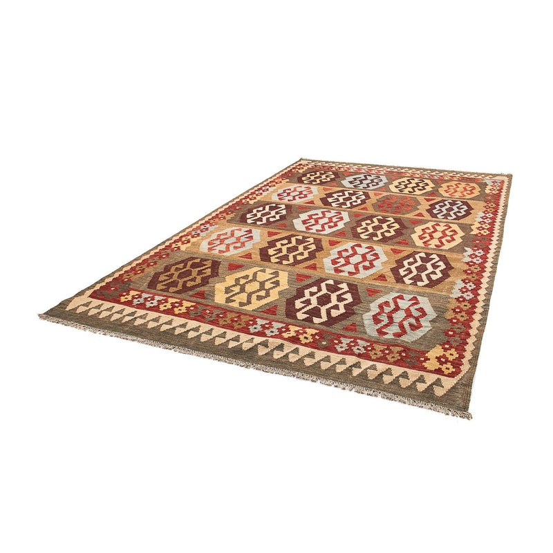 Kelim Carpet - Splash - 298 x 199 cm - flerfarvet