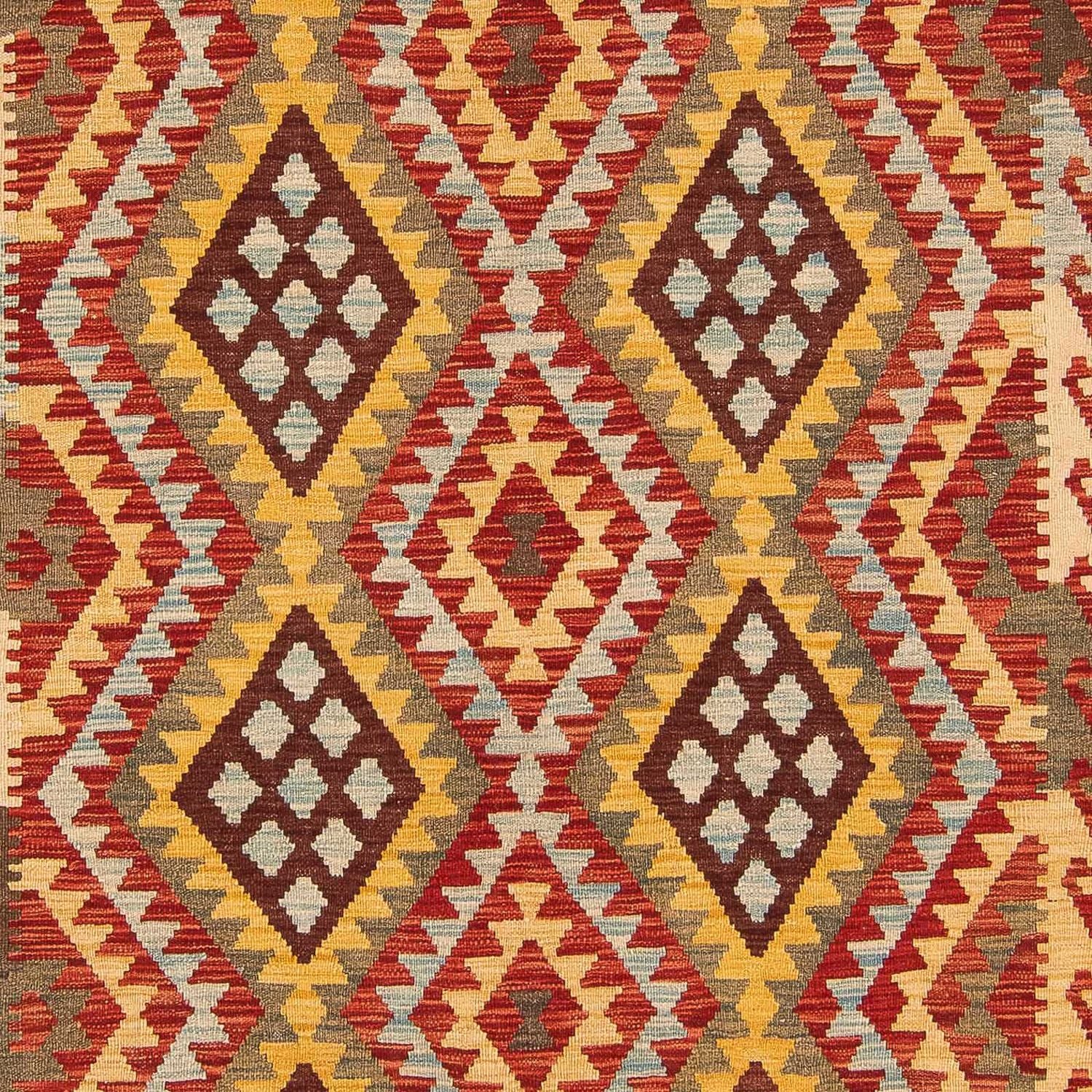 Kelim Carpet - Splash - 289 x 208 cm - flerfarvet