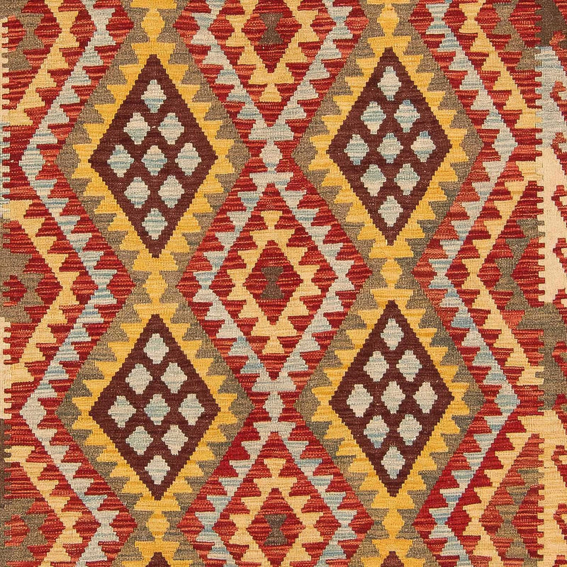 Kelim Carpet - Splash - 289 x 208 cm - flerfarvet
