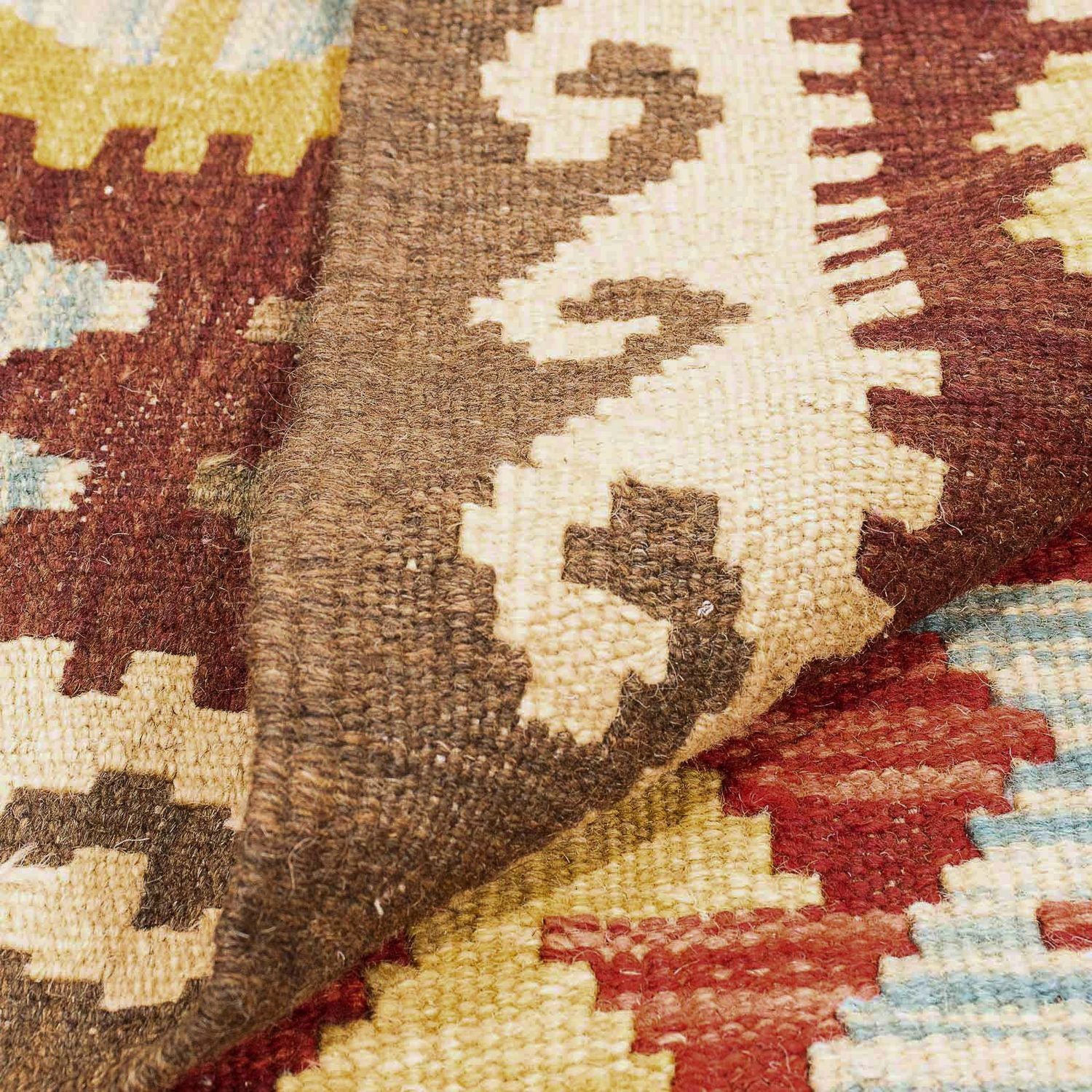 Kelim Carpet - Splash - 289 x 208 cm - flerfarvet
