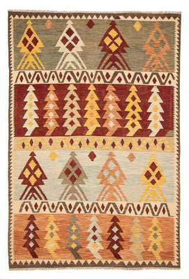 Kelim Carpet - Splash - 295 x 194 cm - flerfarvet