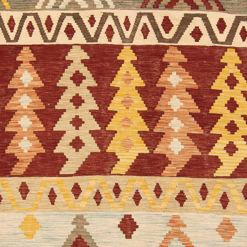 Kelim Carpet - Splash - 295 x 194 cm - flerfarvet
