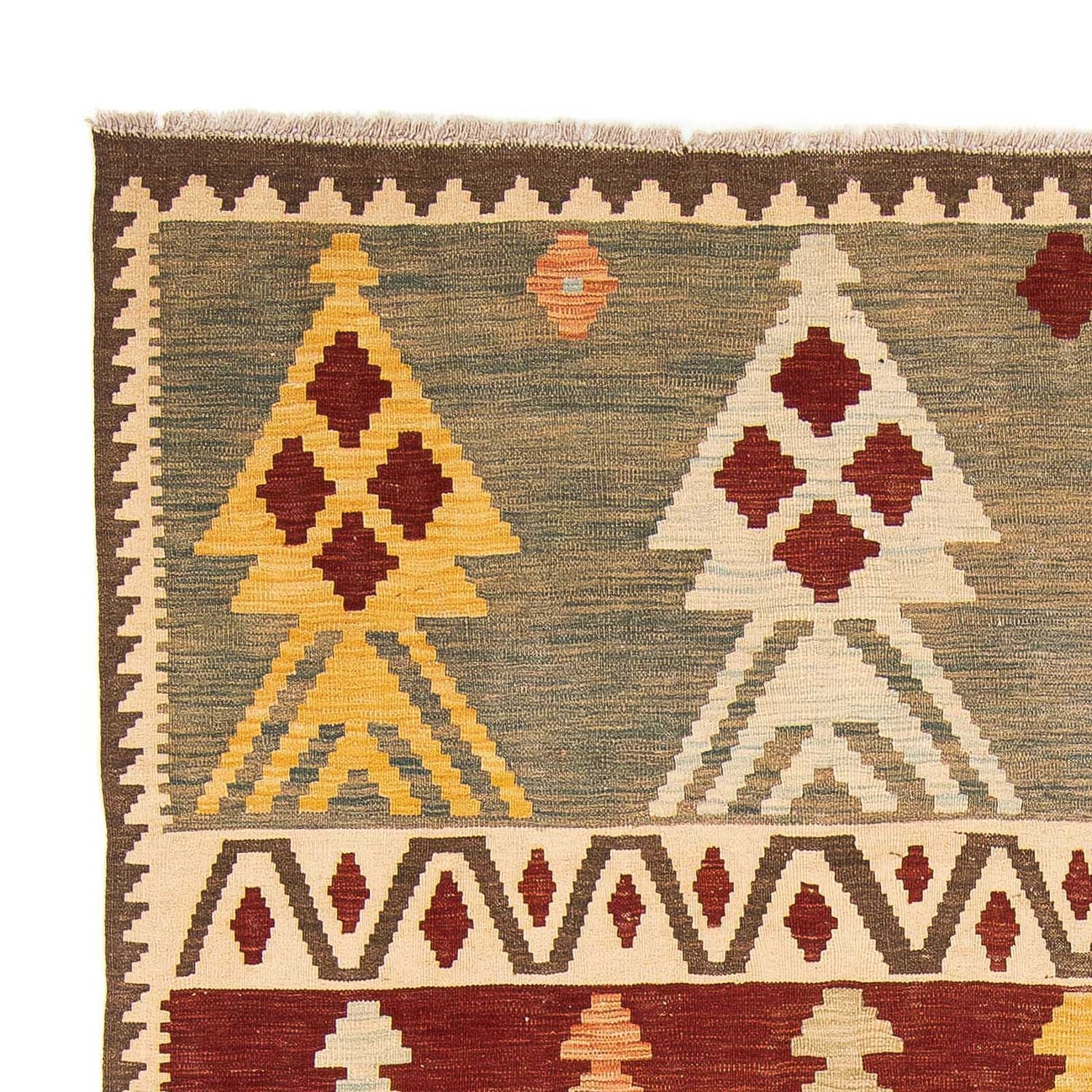 Kelim Carpet - Splash - 295 x 194 cm - flerfarvet